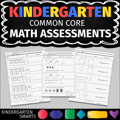 Kindergarten Common Core Math Assessments - Kindergarten Smarts