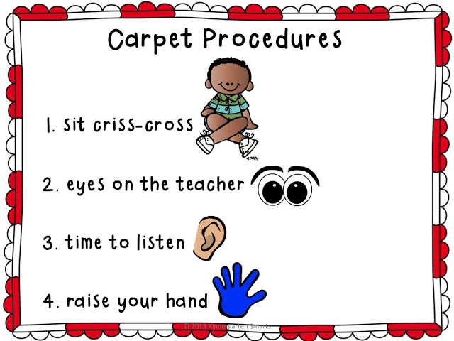 Carpet Procedures Poster and Reminder Cards