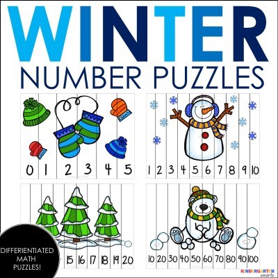 Winter Fun Counting Number Puzzles