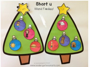 http://www.teacherspayteachers.com/Product/Holiday-Word-Families-1606363