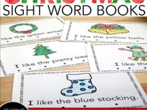 Christmas Sight Word Book with a FREEBIE