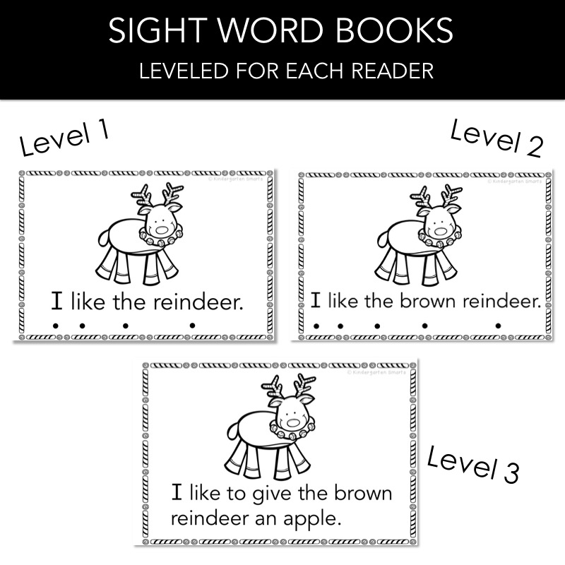 free printable books using kindergarten sight words