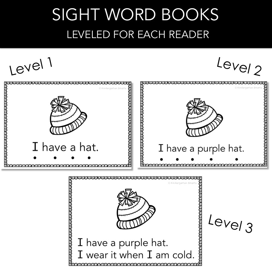 sight word books printable