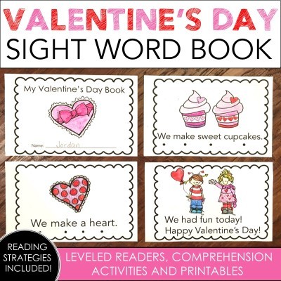 Valentine’s Day Sight Word Book