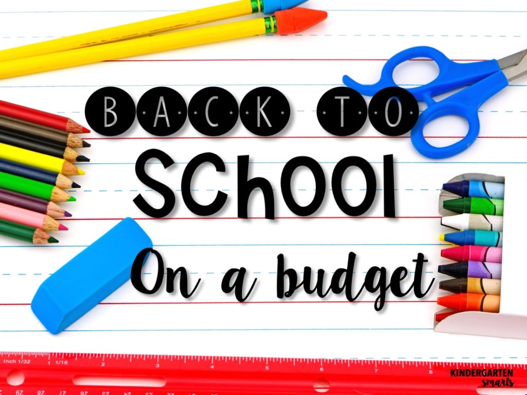 back to school on a budget