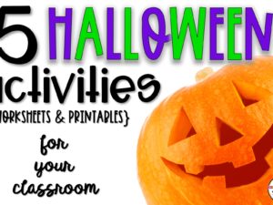 15 Halloween Activities, Worksheets, and Printables for your Classroom