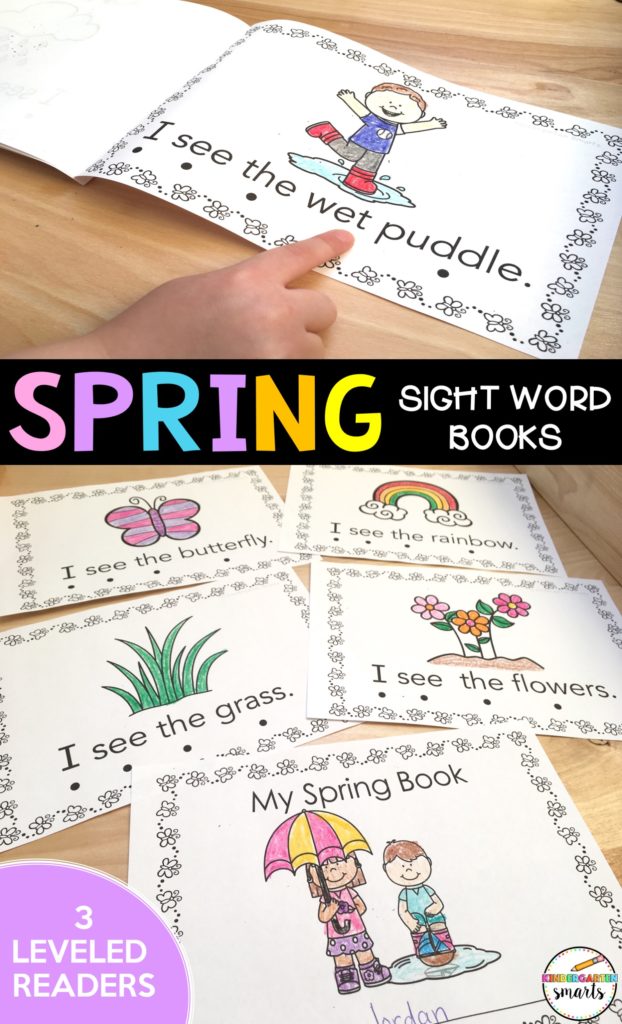 spring centers sight word books