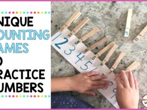 Unique Counting Games to Practice Numbers